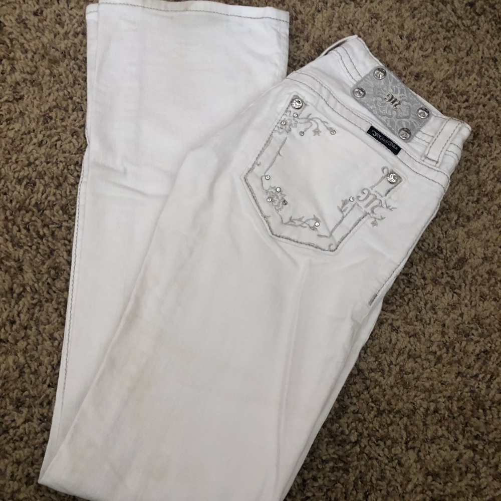 White Miss Me jeans